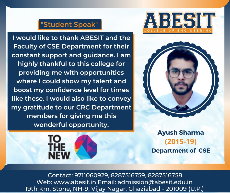 Alumni Speak-AYUSH(CSE)