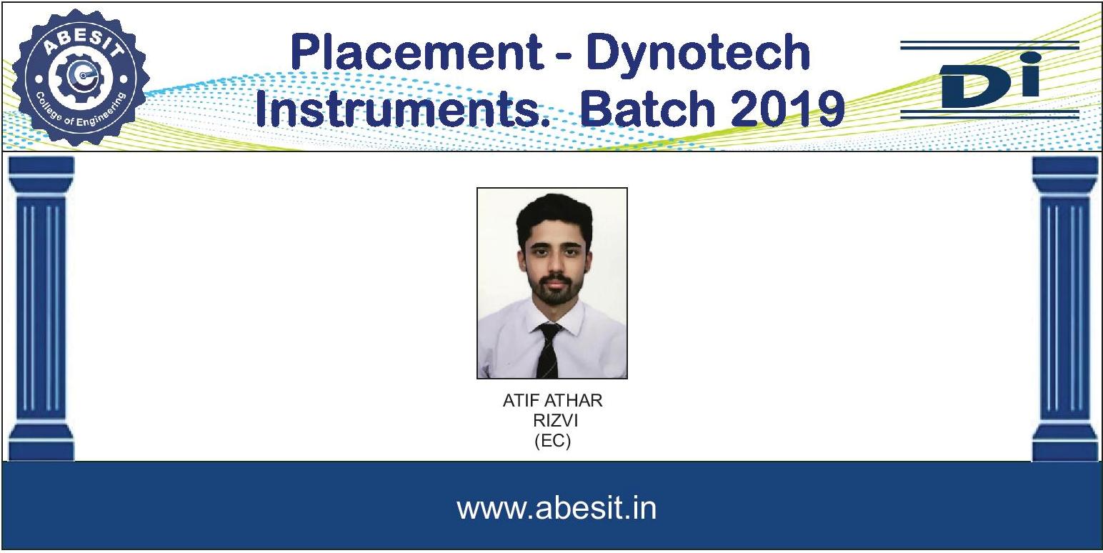 Selection in Dynotech Instruments