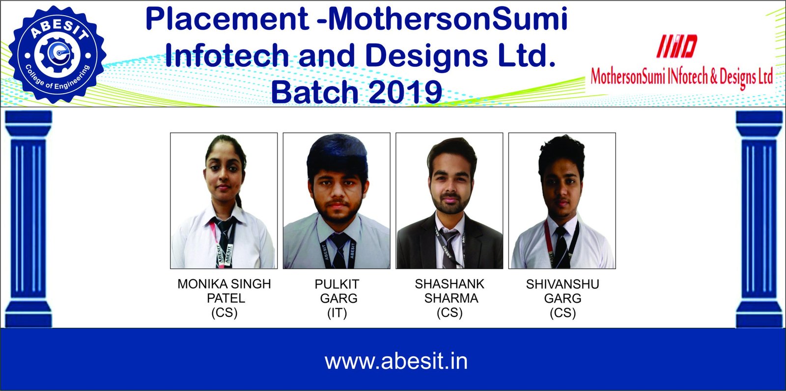 Selections in MothersonSumi INfotech and Designs Ltd.