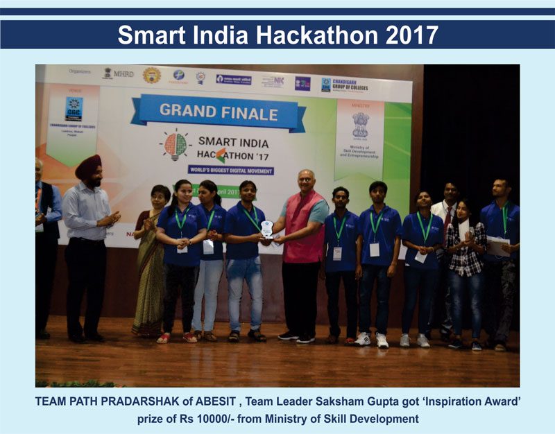 Team Path Pradarshak Smart India Hackathon 2017