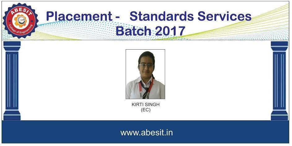 Placements in Standards Services