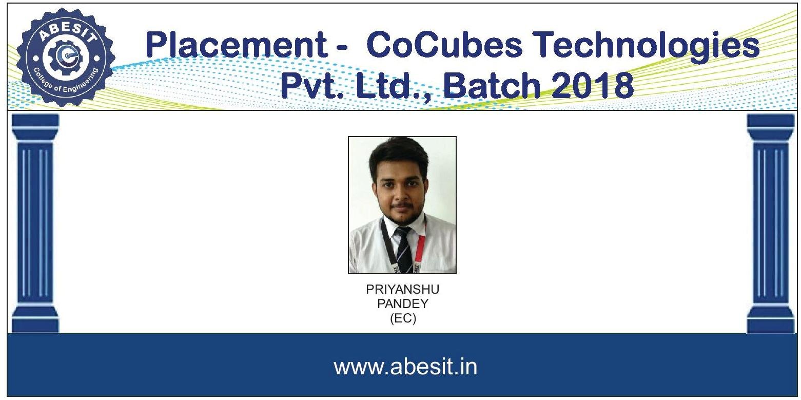 Selection in CoCubes Technologies Pvt. Ltd.