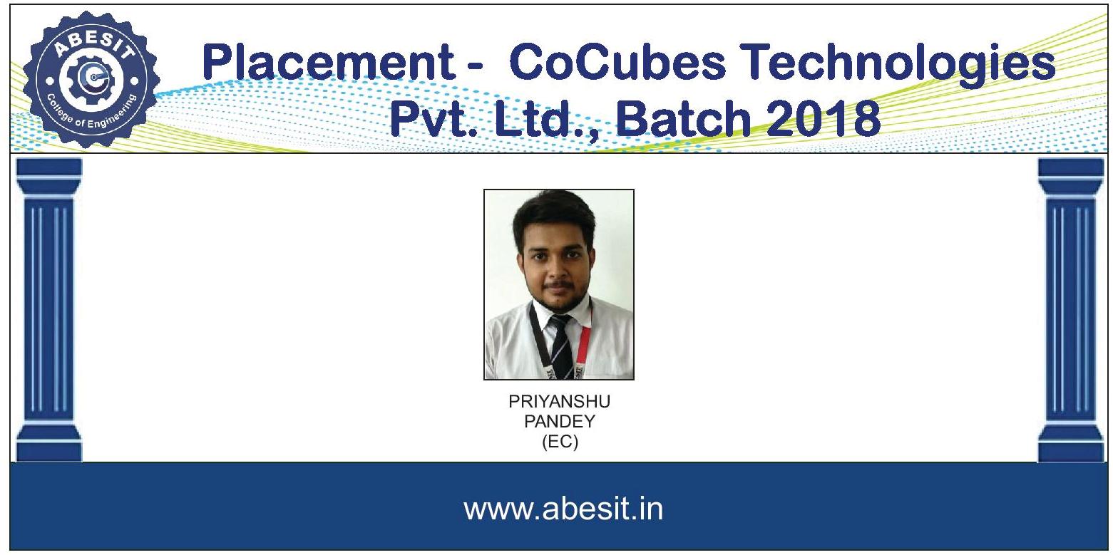 Selection in CoCubes Technologies Pvt. Ltd.