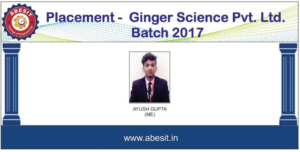 Selection in Ginger Science Pvt. Ltd.