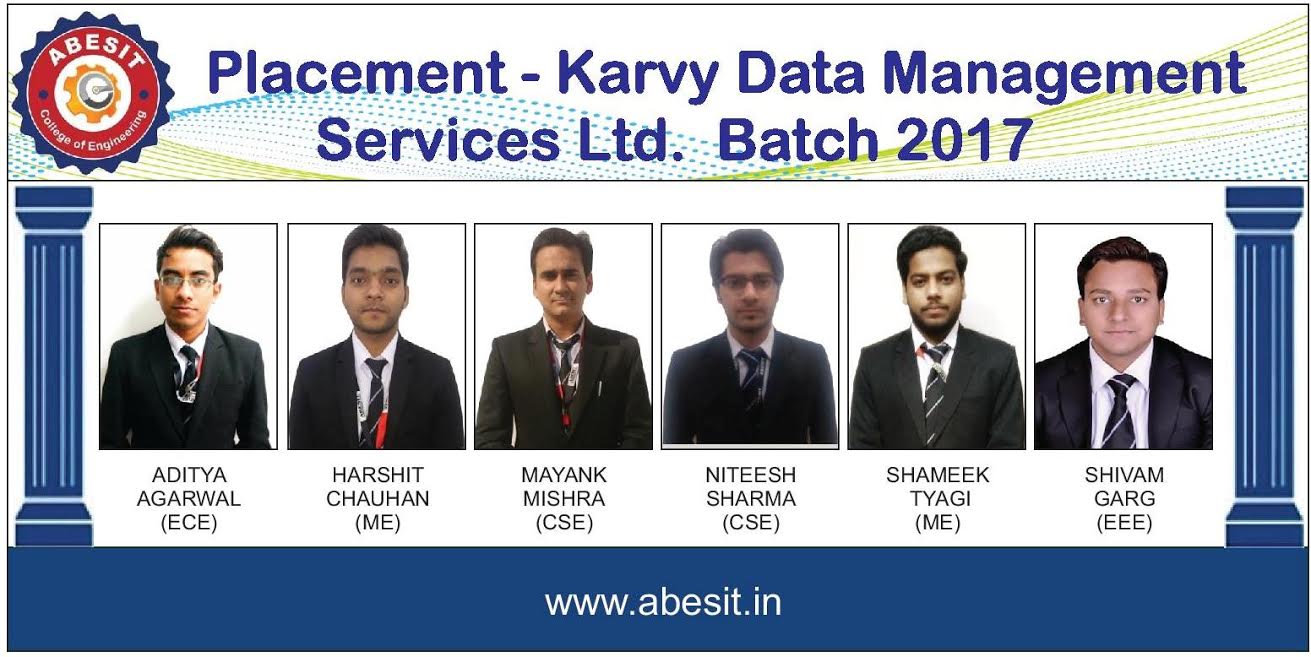 Selections in Karvy Data Management Services