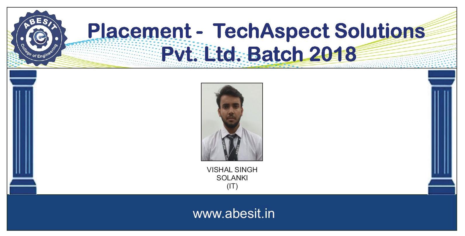 Selection in ​​ TechAspect Solutions Pvt. Ltd.