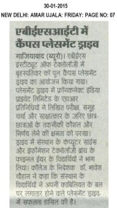 Campus Recruitment Drive of FranConnect India